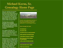 Tablet Screenshot of korns.org